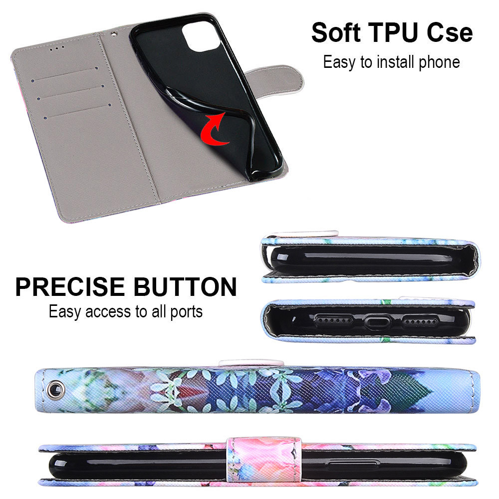 เคสโทรศัพท์มือถือหนัง ฝาพับแม่เหล็ก พร้อมช่องใส่บัตรเครดิต หลากสี สําหรับ OPPO A78 A58 A38 A94 A95 A55 A54 A16 A74 A93 A76 A96 A17 A17K A15