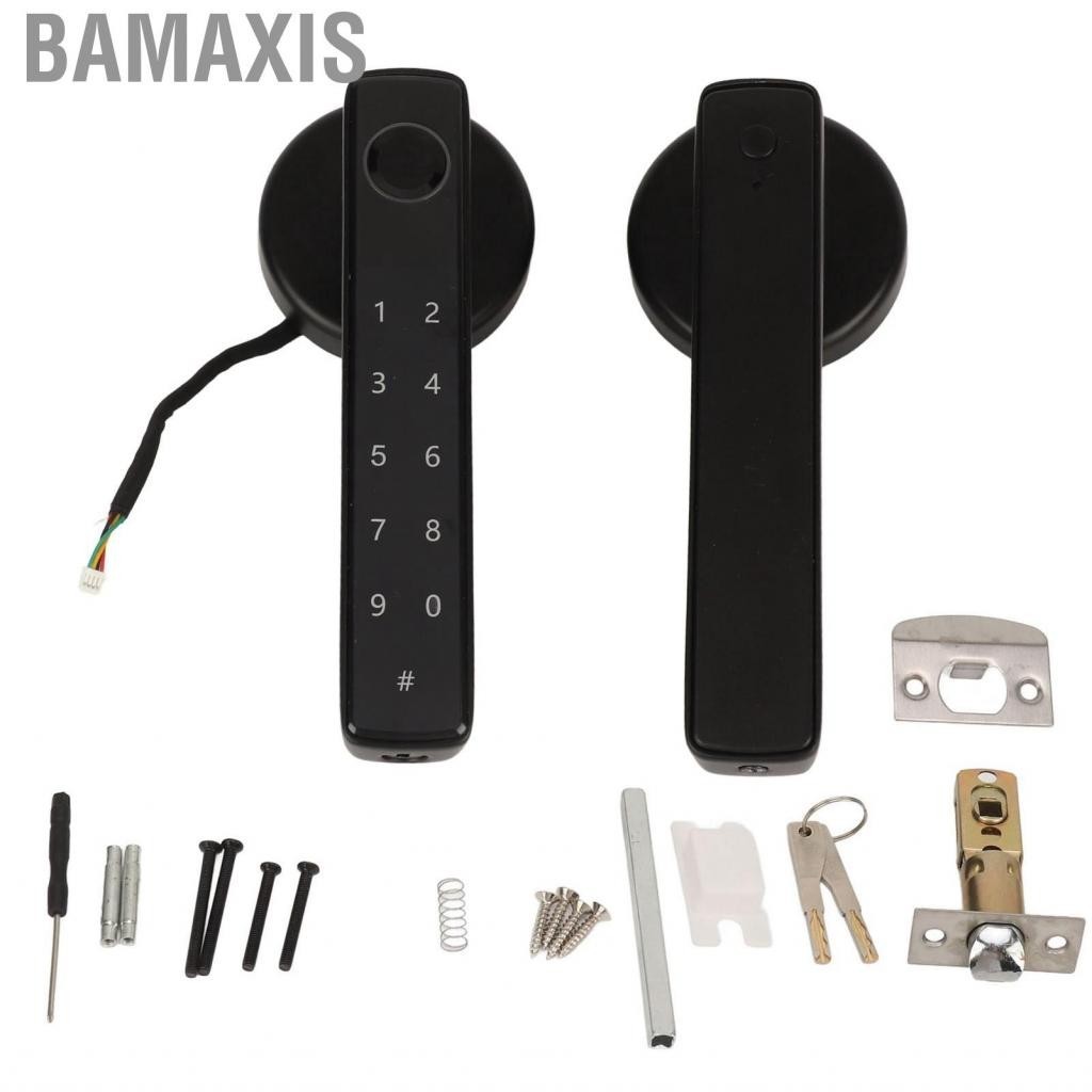 Bamaxis Fingerprint Lock Emergency Charging Low Battery Reminder Accurate Smart Door Combination for Bedroom Hotel