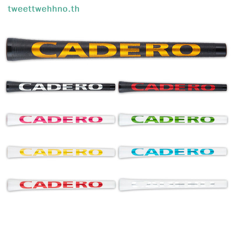 Tweettwehhno CADERO ด้ามจับไม้กอล์ฟ แบบใส 2X2PENTAGON 12 สี