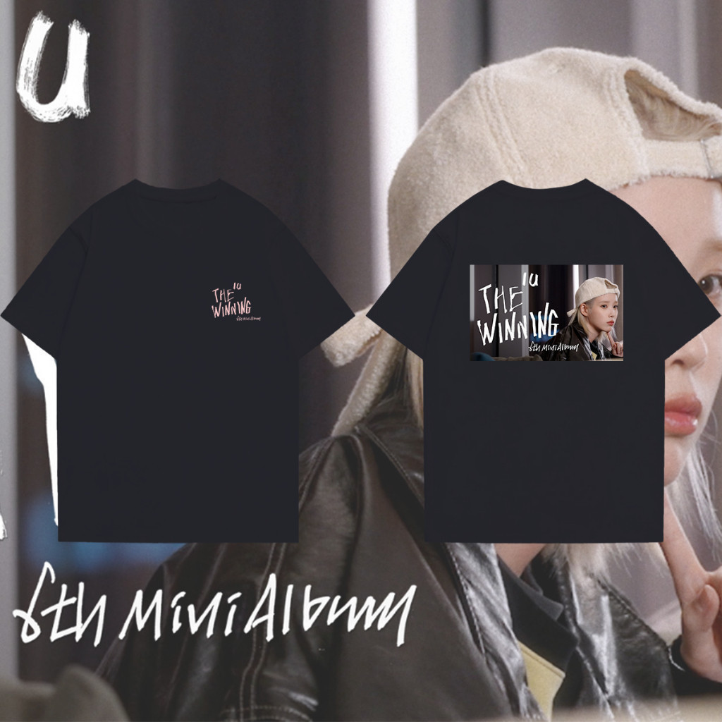 【hot tshirts】Fashion Hot Sale Fashion (Hiaer Shirt)IU TheWinning Shopper HER HER_World_Tour2024 New 