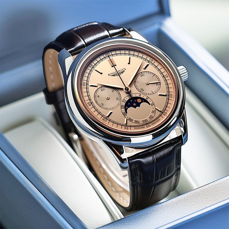 แฟชั่นผู้ชายนาฬิกาควอตซ์ธุรกิจ เวลาว่าง นาฬิกากีฬาใช้ทุกวันของขวัญวันเกิด