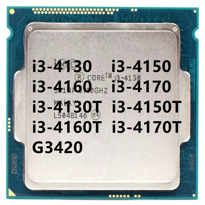I3-4130 i3-4150 i3-4160 i3-4170 i3-4130T i3-4150T i3-4160T i3-4170T G3420 ซ็อกเก็ต LGA 1150 CPU โปรเ