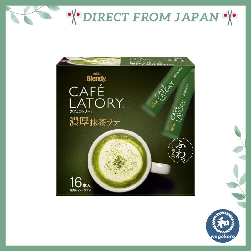 AGF Blendy Cafe Latte Stick Matcha Powder 16-pack
AGF Blendy Cafe Latte Stick Matcha Powder 6x6 boxe
