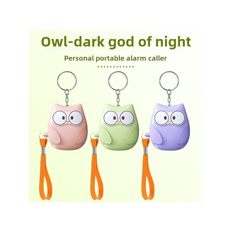 2025 ขนาดเล็กและพกพาง่ายป้องกันการโจมตี Self-defence Alarm แบตเตอรี่แบบชาร์จไฟได้ Loud Key Chain 130db Personal Alarm