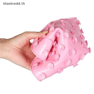 Bred Rub Back Brush ห้องน้ําลื่นล้างแผ่นเท้านวดเสื่ออาบน้ําพร้อม Sucker Bath นวดเท้า Exfoliating Brush Pad.