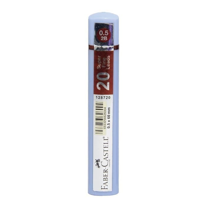 GRIP SUPERFINE LEAD 0.5MM 2B TUBE LIGHT BLUE FABER-CASTELL / PENCIL FILLING