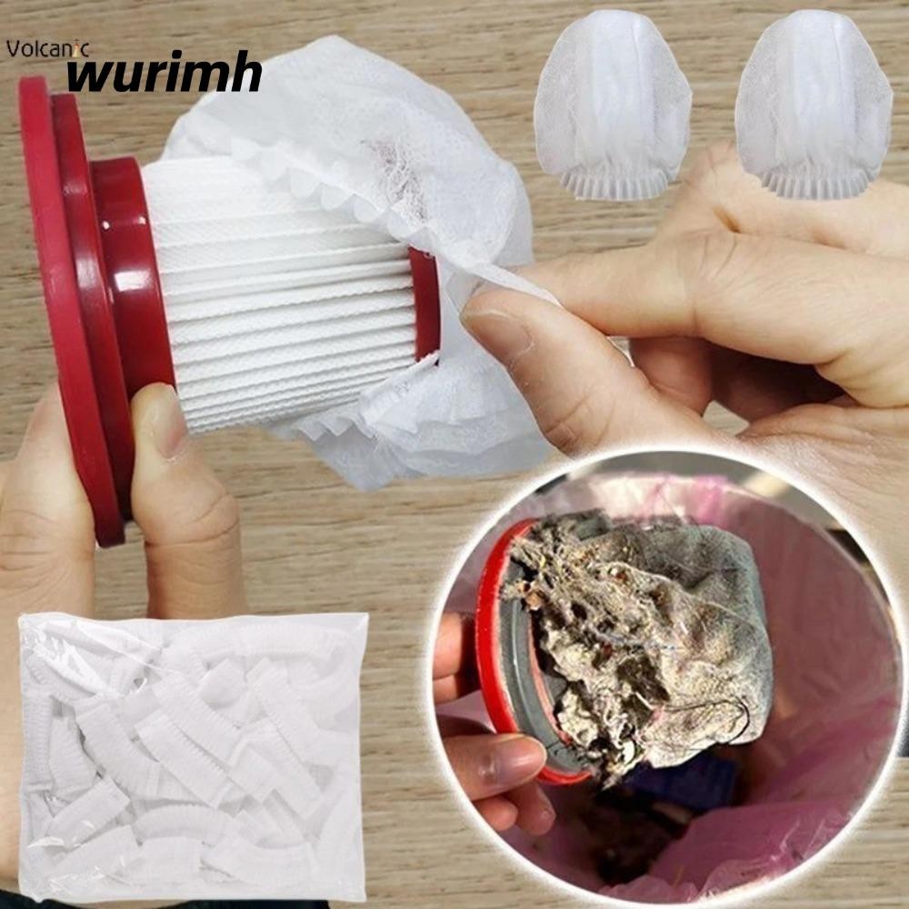 Wurimh924yyi 100 ชิ้นกรองฝุ่น,ฝุ่นทนทานเครื่องดูดฝุ่นกรองตาข่าย,ตาข่ายทิ้งไม่ทอฝาครอบกรองอุปกรณ์เสริม