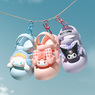 Cheerful Mario SANRIO 14-19 ซม.รองเท้ารัดส้นเด็ก Kuromi & Ci…