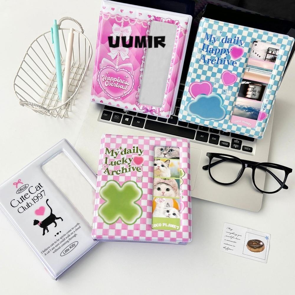 Uumir อัลบั้มการ์ดสะสมโปสการ์ดหนังสือ Photocard Binder, Creative ความจุขนาดใหญ่ PVC Idol Card รวบรวมหนังสือเครื่องเขียนของขวัญ