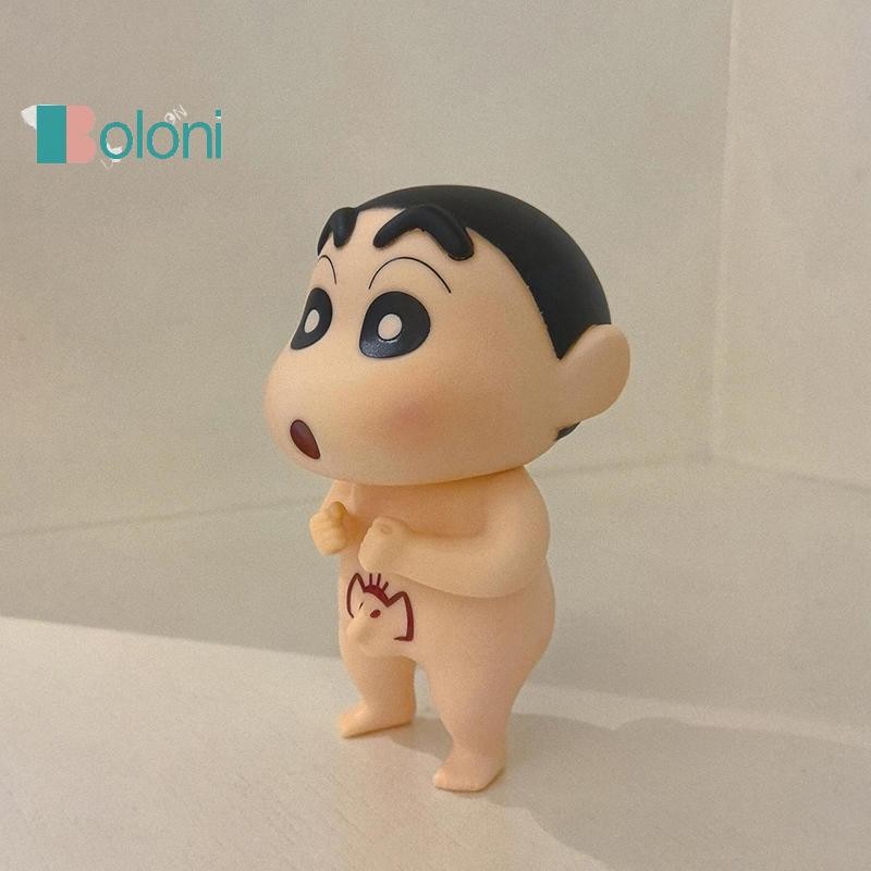 [โบโลนี] อะนิเมะน่ารักอาบน้ําช้างเครยอนชินจังตกแต่งห้องน้ําการ์ตูนรุ่นสก์ท็อปเครื่องประดับของขวัญตลกสําหรับเด็กเด็กผู้ชายใ