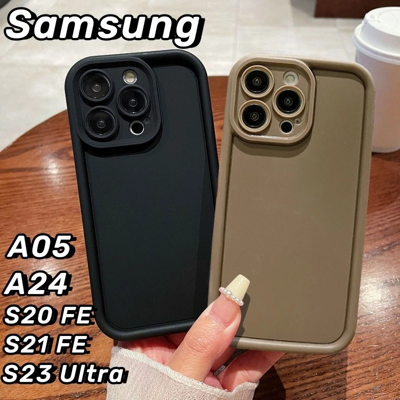 อ่อนนุ่ม เคส For Samsung A17 A07 A57 A26 A36 A16 A06 A05S A56 A55 A54 S25 S24 S23 Ultra A50 A30 A15 A24 A25 A13 A14 A32