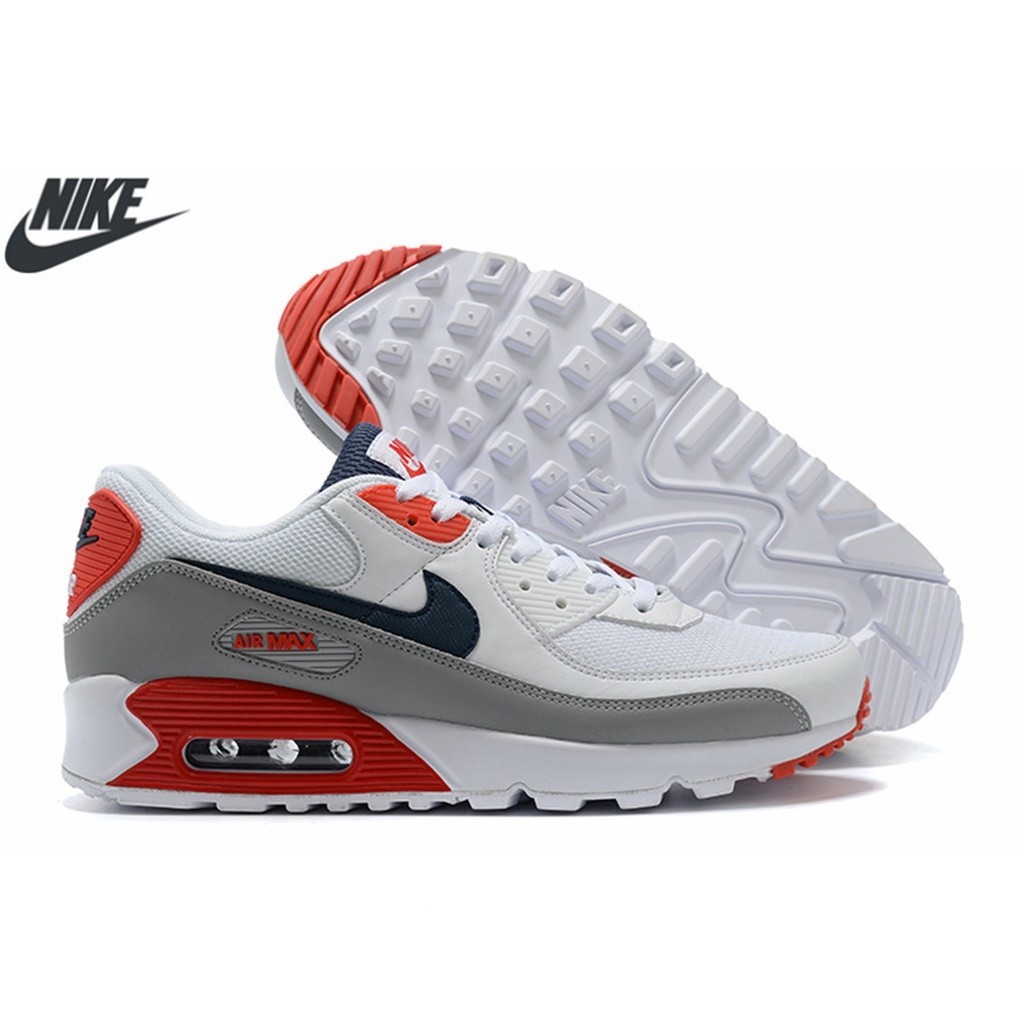 Nike Air Max 90 รองเท้าผ้าใบลําลอง สําหรับผู้ชาย ผู้หญิง เหมาะกับการวิ่ง