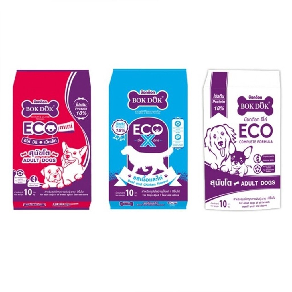 BOKDOK อาหารสุนัข ECO ขนาด 10 kg.