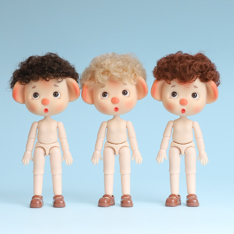 ของเล่นเด็ก ตุ๊กตาหมู ความสูง 14 ซม. 1/12 Bjd Pocket