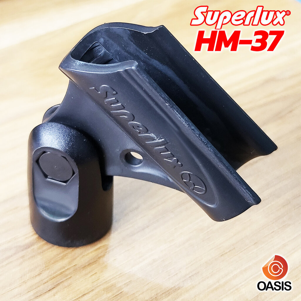 (1อัน) คอไมค์สอด SUPERLUX HM-37 HM37 คอสวมไมค์ แบบสอด ไมค์จ่อเครื่องดนตรี Microphone Clip ใช้กับไมค์คอนเดนเซอร์