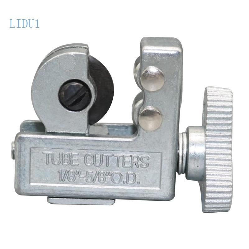 Lidu11 เครื่องตัดท่อ ท่อทองแดง ทองเหลือง PVC ขนาดเล็ก เส้นผ่าศูนย์กลาง 1 8 ถึง 5 8 นิ้ว