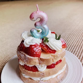 ร้านไทยพร้อมส่ง ส่งทุกวัน📌มีแพ็คเก็จ เทียนวันเกิด รูปตัวเลข 0-9 ไล่โทนสี Cake เทียนตัวเลข ตกแต่งเค้กวันเกิด V1-16/V-17