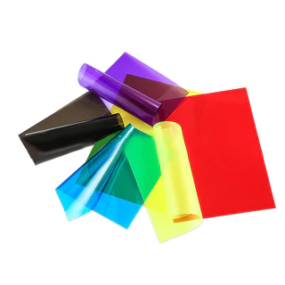 แผ่นฟิล์มใส PVC โปร่งแสง กรองแสงแข็ง สีเจล อะซิเตท อเนกประสงค์ หนา 0.3 มม. A4