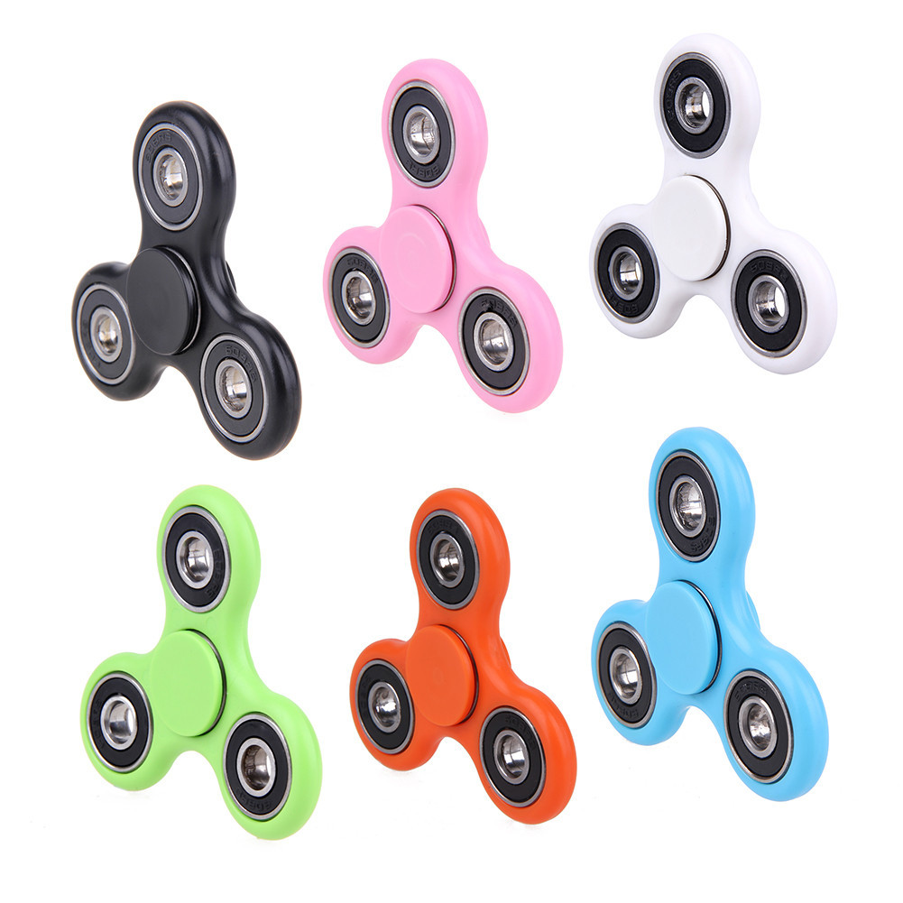 [Virgil.th] ของเล่น Tri-Spinner Fidget Hand Spinner คลายเครียด ความวิตกกังวล