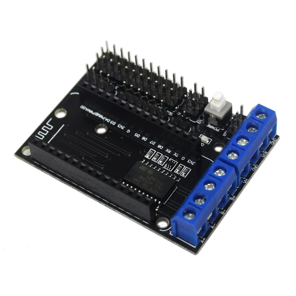 Motor Driver (L293DD) Shield for NodeMCU V2 บอร์ดขับมอเตอร์สำหรับ ESP8266 NodeMCU V2