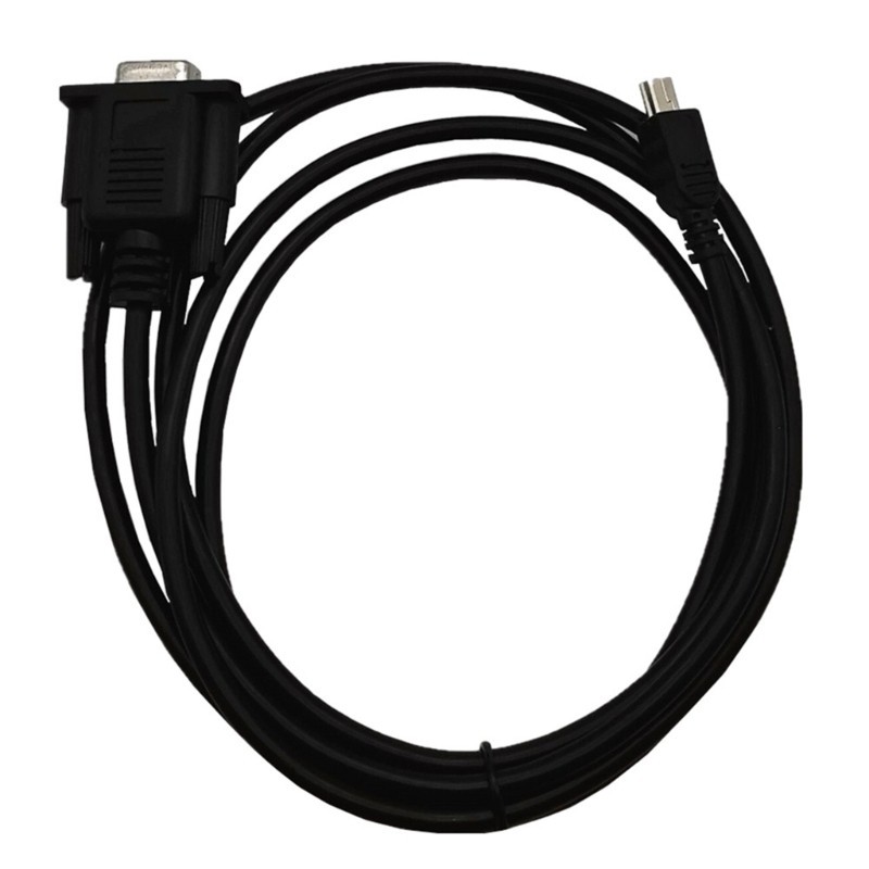 น้ําตาล Mini USB Male to RS232 DB9 9Pin Female Adapter Entension Cable 9Pin to 5Pin
