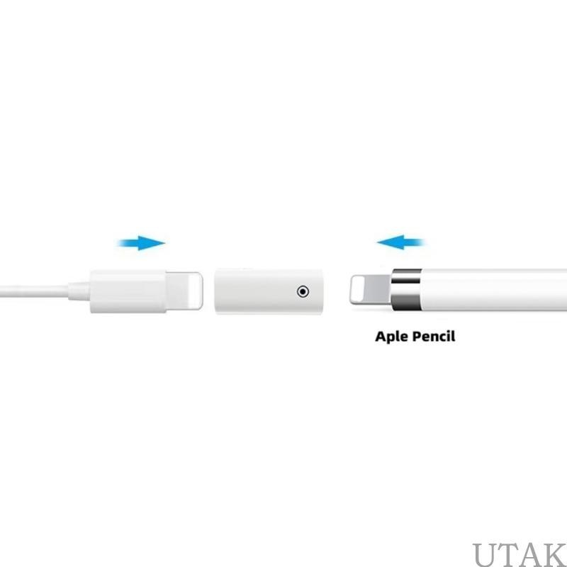Utake อะแดปเตอร์ชาร์จ สําหรับ Apple Pencil 1st Female to Female 1st Gen