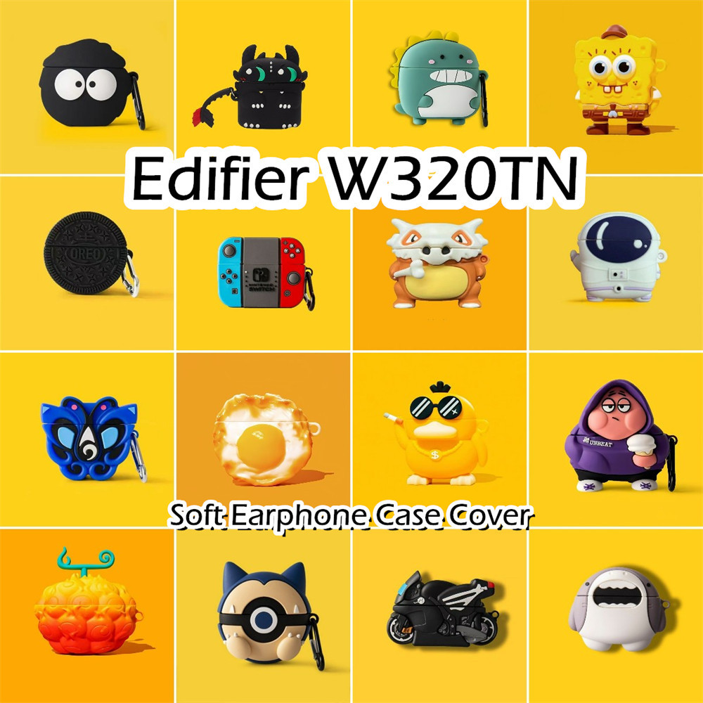 【Case Home】นําไปใช้กับ Edifier W320TN เคส Case เคสหูฟัง การ์ตูนง่าย ซิลิโคนนุ่ม เคส เคสหูฟัง