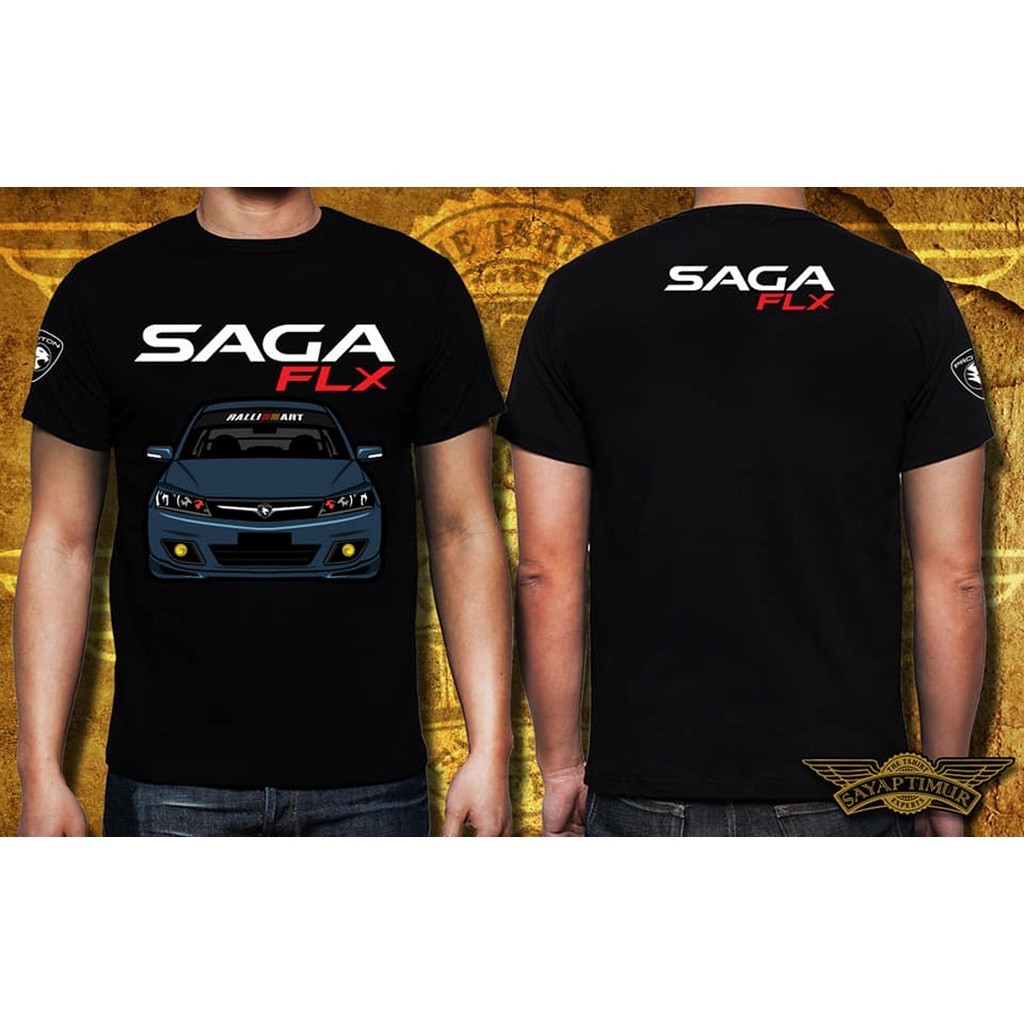 Proton Saga FLX Exclusive D2 (เสื้อยืดสีดํา)