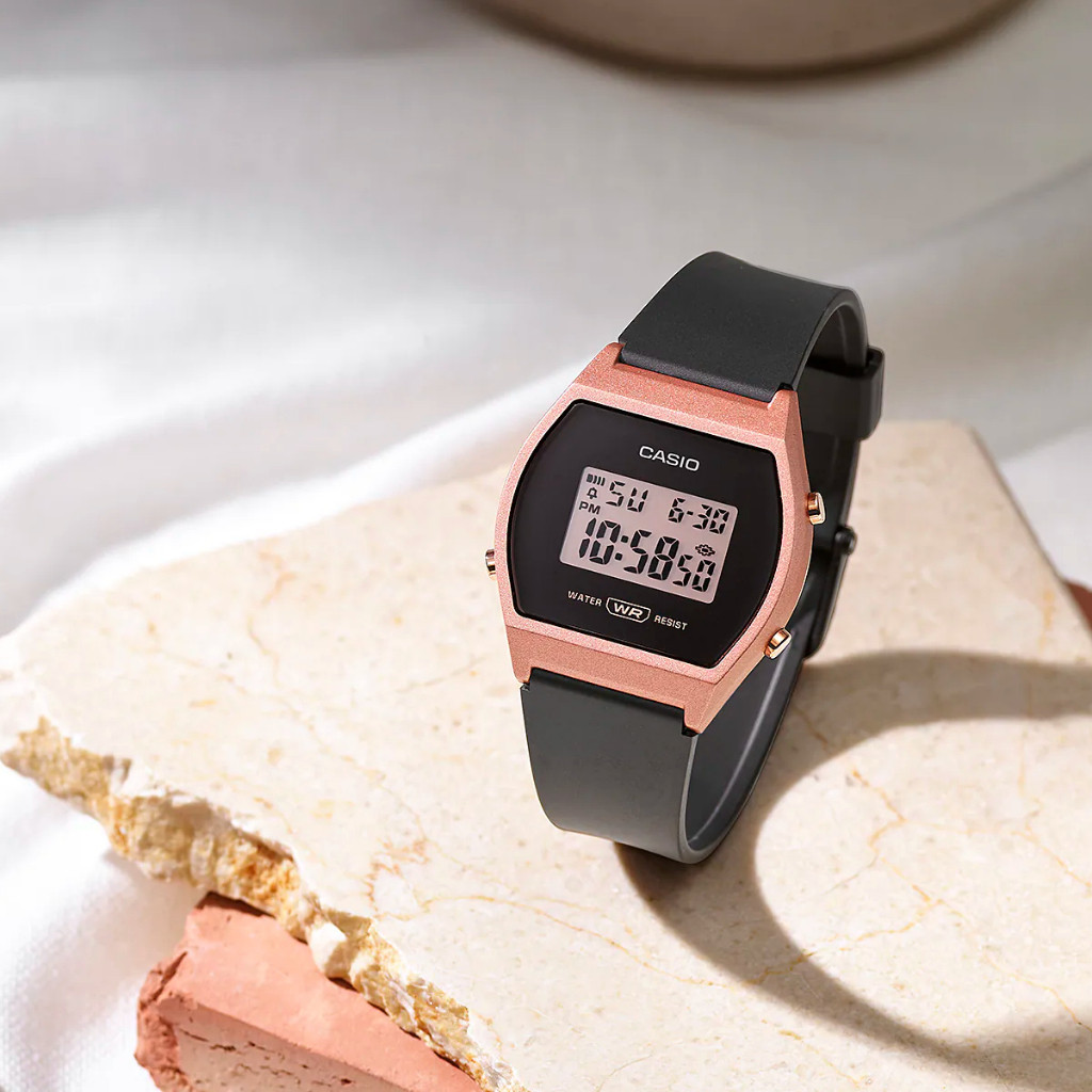 นาฬิกาแฟชั่นเกาหลี นาฬิกาข้อมือ ผู้หญิง Casio Standard Digital LW-204 LW-205 Series LW-204-1A LW-204