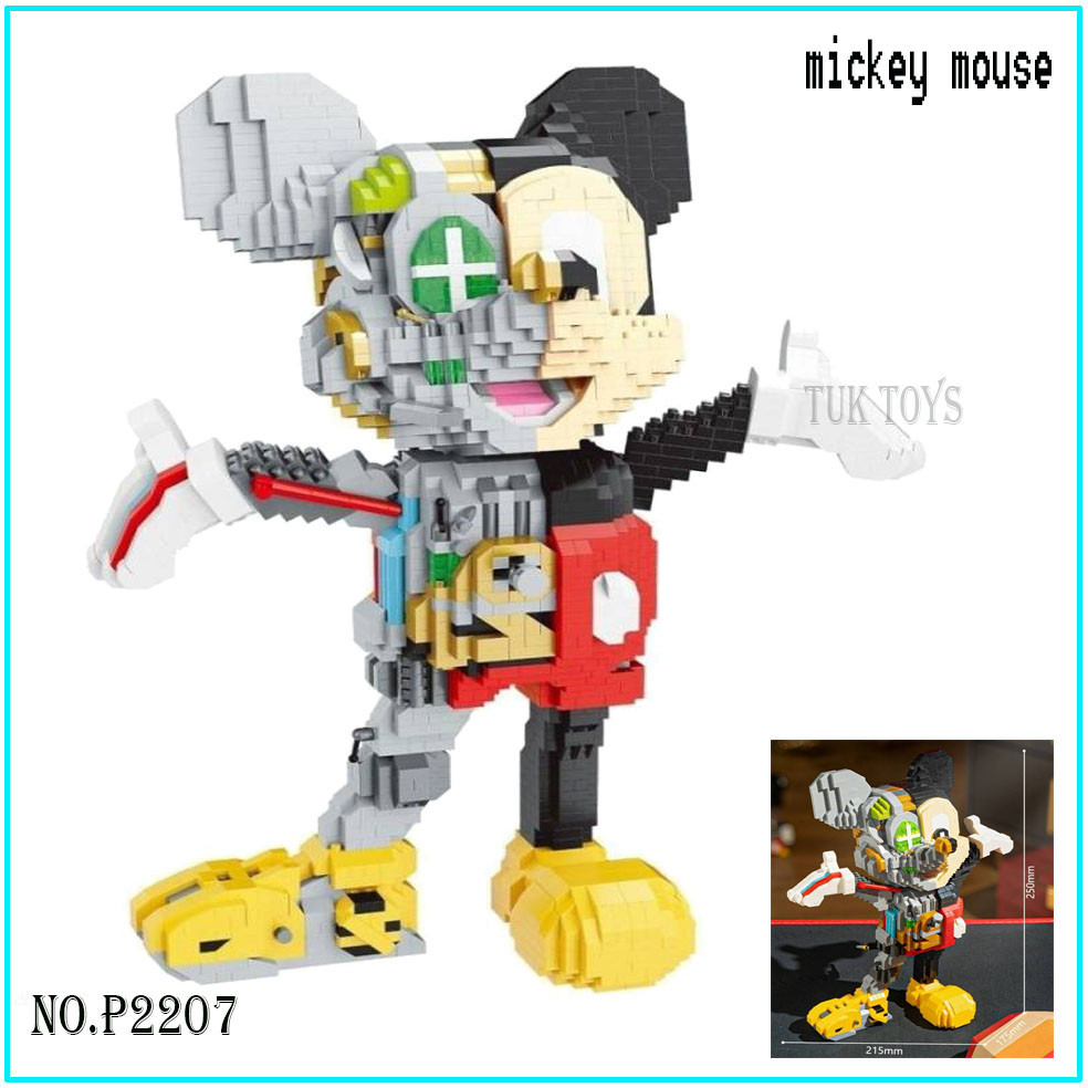 Lego ตัวต่อเลโก้จีน ตัวต่อนาโน ตัวต่อเลโก้ มิกกี้เม้าส์ Mickey Mouse No.P2207 2793pcs+