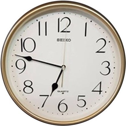 นาฬิกาแขวน นาฬิกาแขวน ไซโก้ (Seiko) ขอบทองด้าน ขนาด 11 นิ้ว รุ่น QXA747G