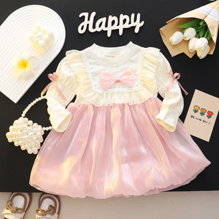 เด็กเสื้อผ้าเด็กชุดเด็กสาวเกาหลีรุ่นแฟชั่นชุดเจ้าหญิงสาว ผู้…