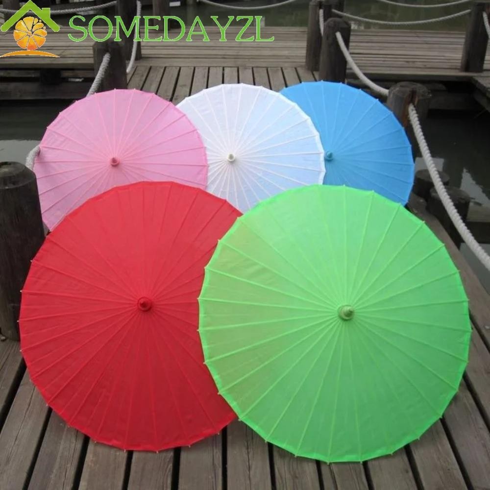 Somedayzl ร่มกระดาษเปล่า แฮนด์เมด สไตล์วินเทจ คลาสสิก สีสันสดใส สําหรับตกแต่งบ้าน DIY