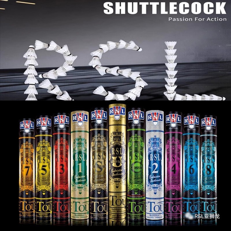 Rsl Yashilong ลูกแบดมินตัน RSLC RSL5 ทนทาน 12 ชิ้น