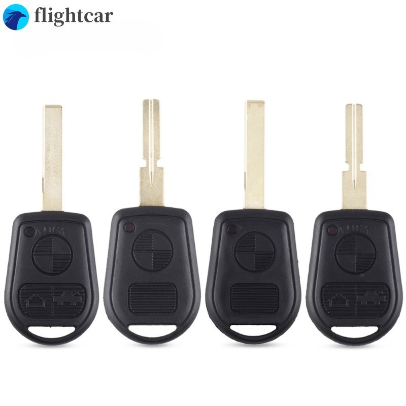 (FT) เคสรีโมตกุญแจ 3 ปุ่ม สําหรับ BMW E31 E32 E34 E36 E38 E39 E46 Z3 Z4 Fob 3 BTN