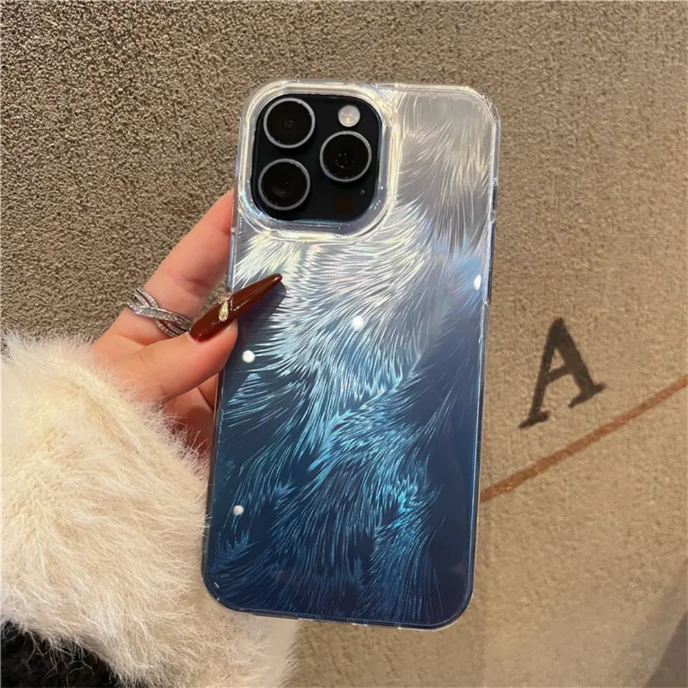 เคสโทรศัพท์มือถือแบบแข็ง กันกระแทก ไล่โทนสีทอง หรูหรา สําหรับ iPhone15 14 13 12 11 Pro Max