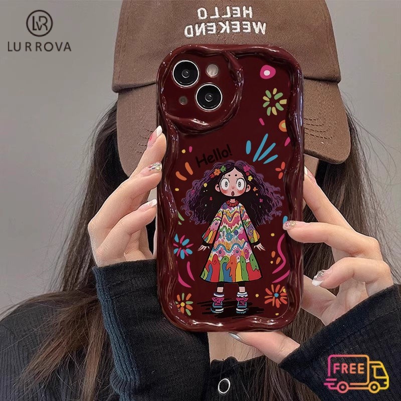 เคส VIVO V30 5G V29 S1 V27 5G V27 Pro V27E V25 V25E V23 V23E V15 V20 Pro เคสโทรศัพท์มือถือ TPU กันกระแทก ลายกราฟฟิตี้เด็กผู้หญิง สําหรับ