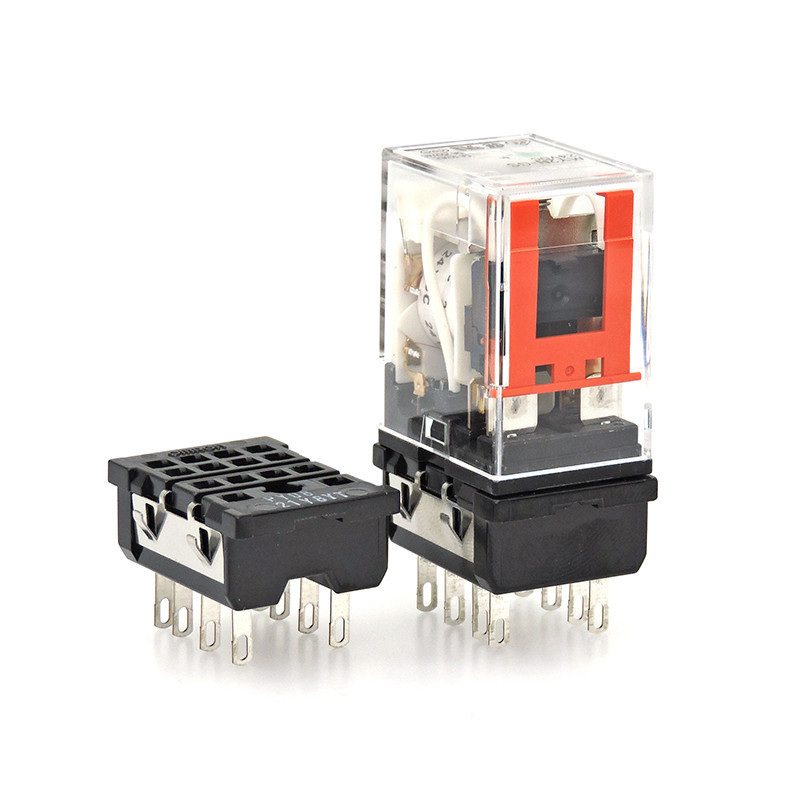 OMRON ที่วางรีเลย์ MY2 LY4 เชื่อม PY08-0 PY14-02 PT08 PT14 PTFZ-08-E PF083A-E