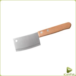 KamPak มีดอีโต้เล็ก mini ด้ามไม้ มีดบังตอจิ๋ว mini kitchen knife