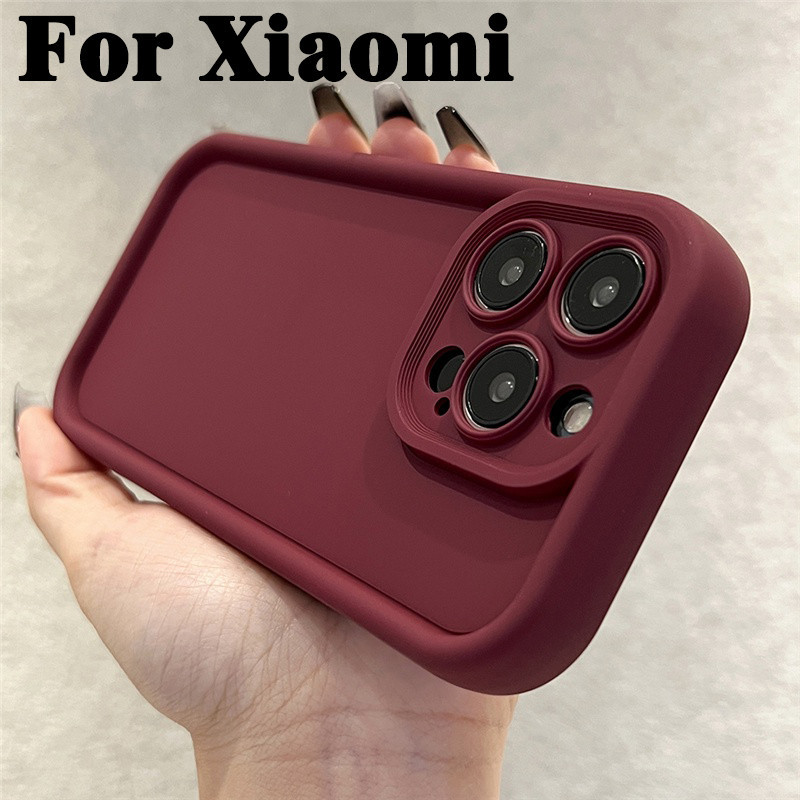 เคสโทรศัพท์มือถือ ซิลิโคนนิ่ม กันกระแทก สีพื้น สีมาการอง เรียบง่าย สําหรับ Xiaomi Mi 14 Pro 13 12 11 14T 13T 12T 11T Poco X3 NFC Pro M3 X7 X5 Pro X3 F3 GT F4 F5 F6 Pro