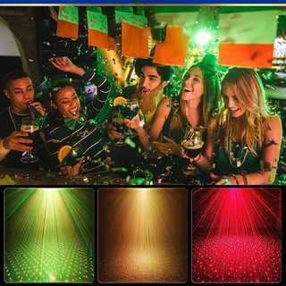 เลเซอร์ไฟเวทีปาร์ตี้โปรเจคเตอร์ไฟ Discoball โคมไฟดีเจดิสโก้เสียงเปิดใช้งาน S Trobe ไฟ RGB Led Laser P Rojector