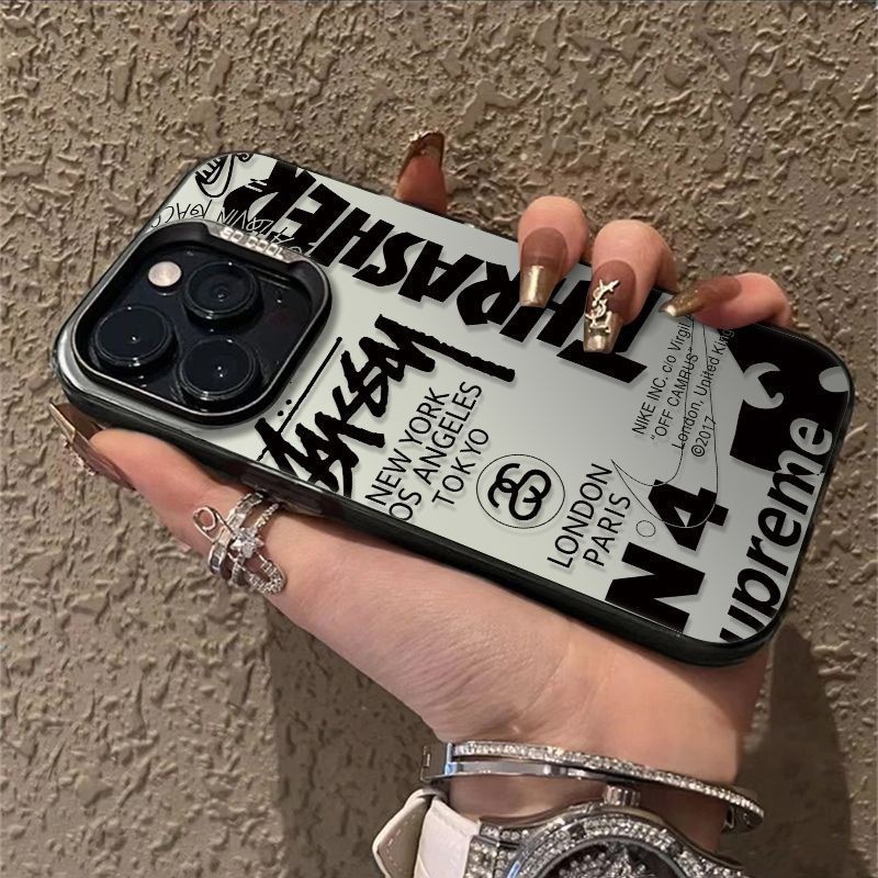 เคสโทรศัพท์เงินแฟชั่นหรูหราสําหรับ iphone14plus 13 12 11Promax 15/16/17promax แฟชั่นกรณี