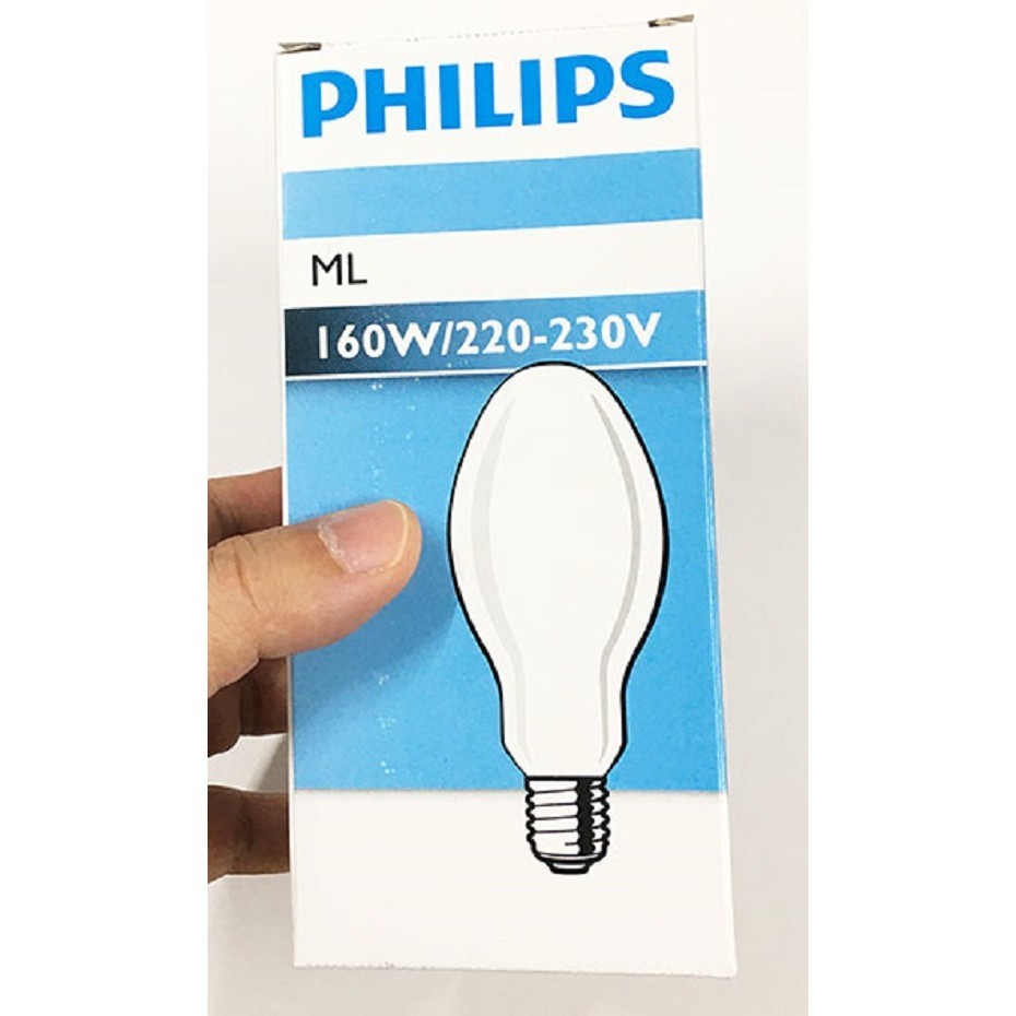 หลอดแสงจันทร์ ฟิลิปส์ Philips ML E27 220-240V ต่อตรง ไม่ผ่านบัลลาสต์ 160W 250W 500W รวมภาษีแล้ว