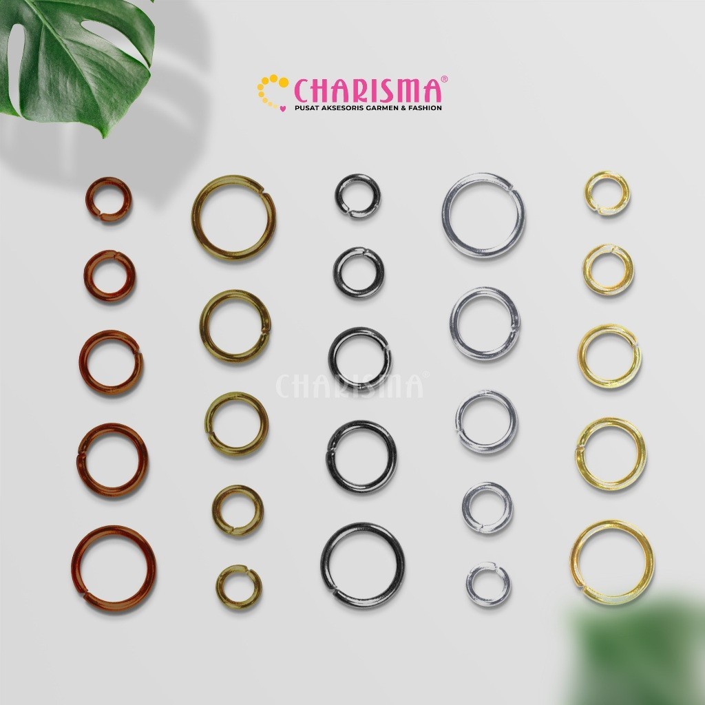 Charisma Iron Ring - O Ring / Round Ring / Iron Ring Open Close 0.3mm & 0.4mm