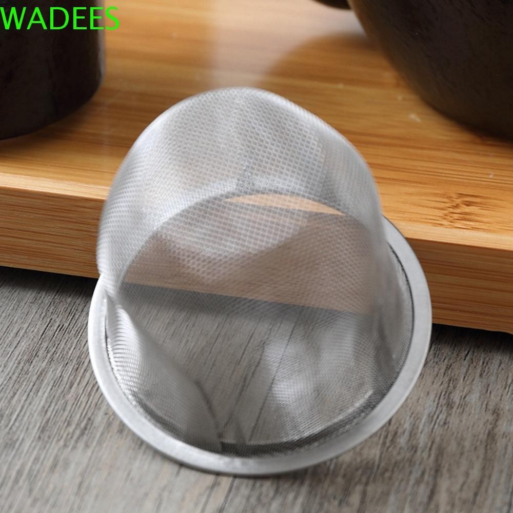 Wadees ที่กรองใบชาสมุนไพร เครื่องเทศ สเตนเลส เส้นผ่าศูนย์กลาง 5-9.5 ซม.