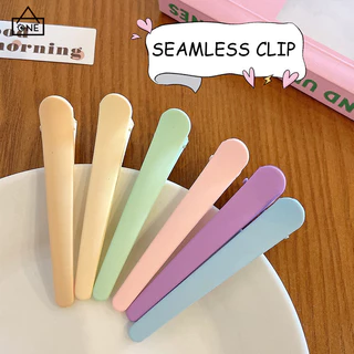 COD❤️1บาทกิ๊บติดผมปากเป็ดสีแคนดี้สไตล์เกาหลีแฟชั่นเรียบง่ายหน้าม้าเครื่องประดับผมสำหรับผู้หญิง-a.one