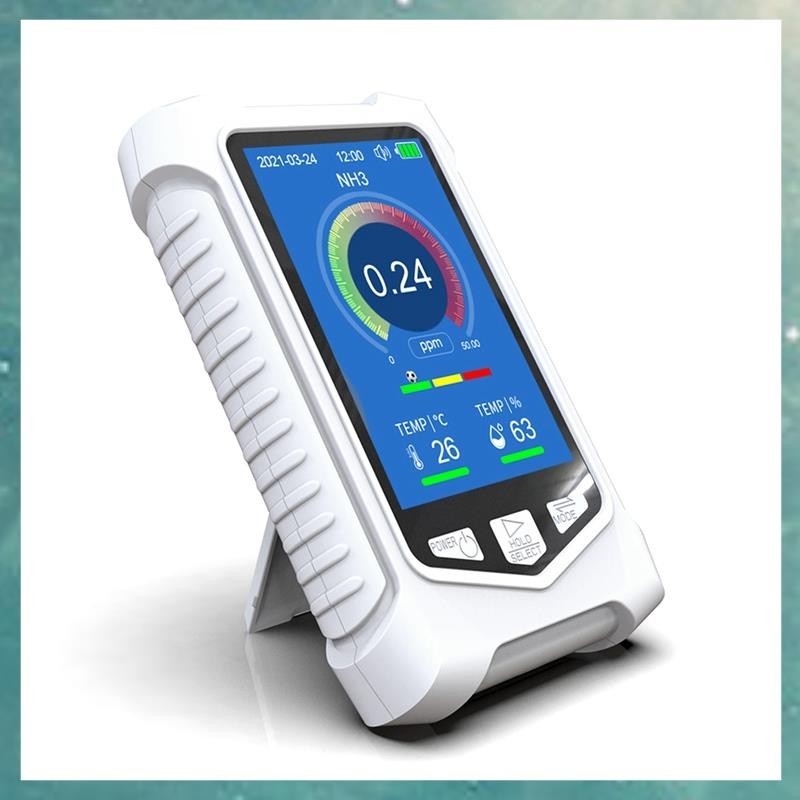 【T Q L I】เครื่องตรวจจับแอมโมเนีย คุณภาพอากาศ หน้าจอ LCD NH3 ABS 3.5 นิ้ว 1 ชิ้น