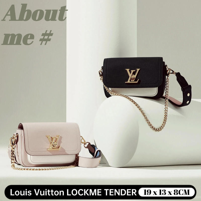 หลุยส์วิตตอง Louis Vuitton LOCKME TENDER กระเป๋าครอสบอดี้ Clutch LV Chain Bag