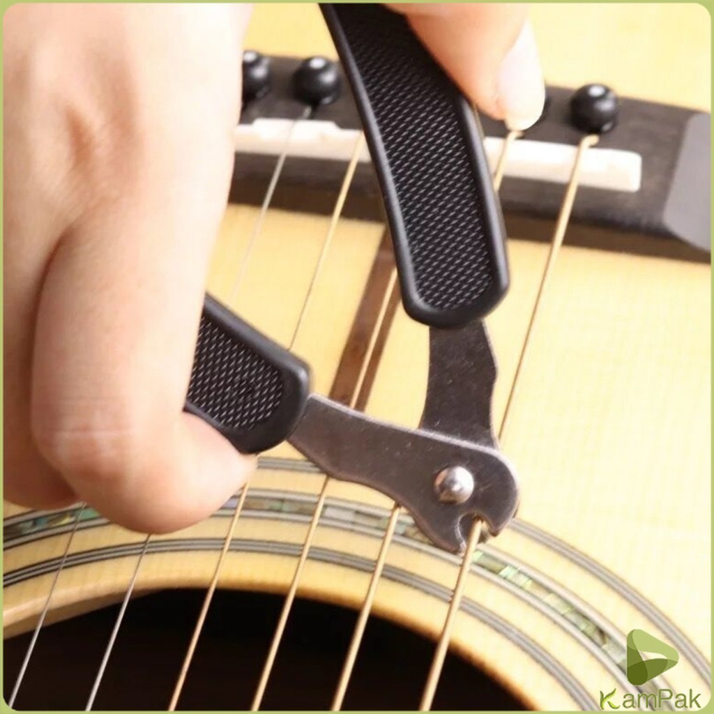 KamPak ที่หมุนลูกบิดกีตาร์ อุปกรณ์เปลี่ยนสายกีตาร์ 3in1 อูคูเลเล่ชิ้นส่วน เบส คุณภาพดี Guitar String Winder - รูปที่ 5