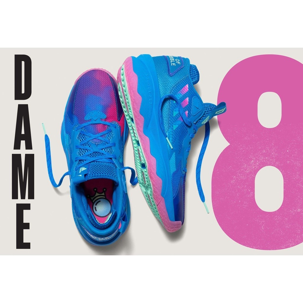 รองเท้าบาส Adidas รุ่นใหม่ DAME 8 BATTLE OF BUBBLE GY2770 แท้100%